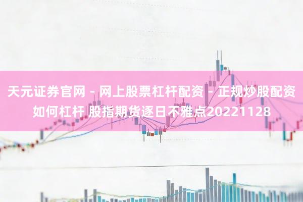 天元证券官网 - 网上股票杠杆配资 - 正规炒股配资如何杠杆 股指期货逐日不雅点20221128