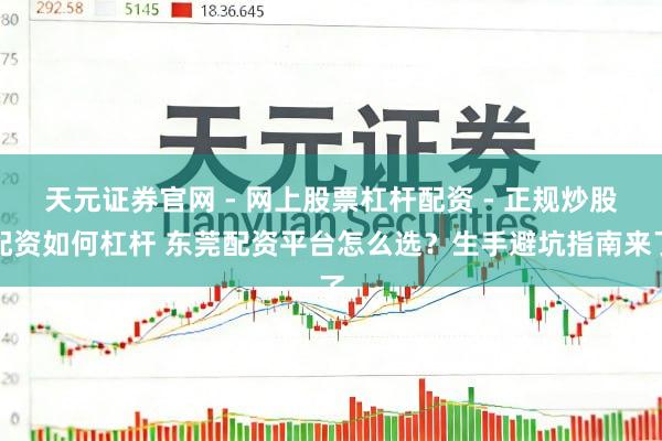 天元证券官网 - 网上股票杠杆配资 - 正规炒股配资如何杠杆 东莞配资平台怎么选？生手避坑指南来了