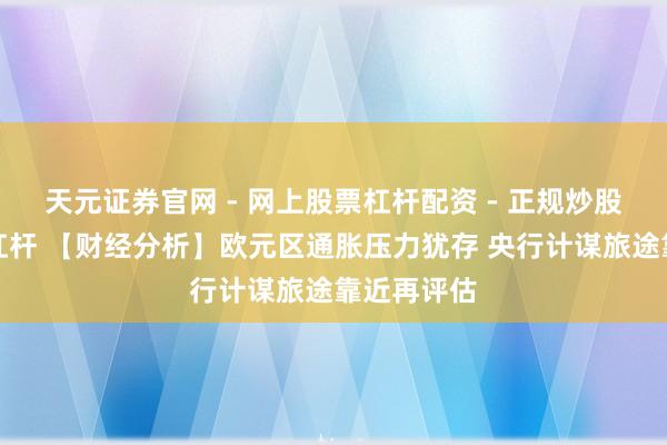 天元证券官网 - 网上股票杠杆配资 - 正规炒股配资如何杠杆 【财经分析】欧元区通胀压力犹存 央行计谋旅途靠近再评估